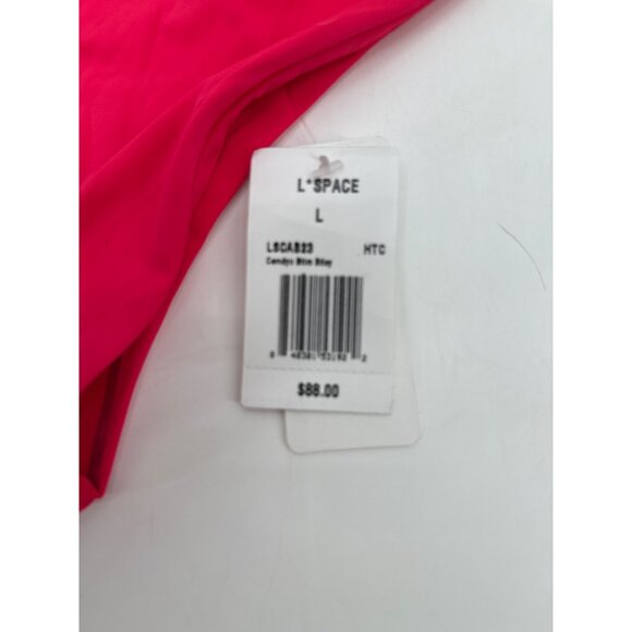 L Space Womens Camdyn Bikini Bottom Bitsy Hot Pink Size L - Picture 5 of 10